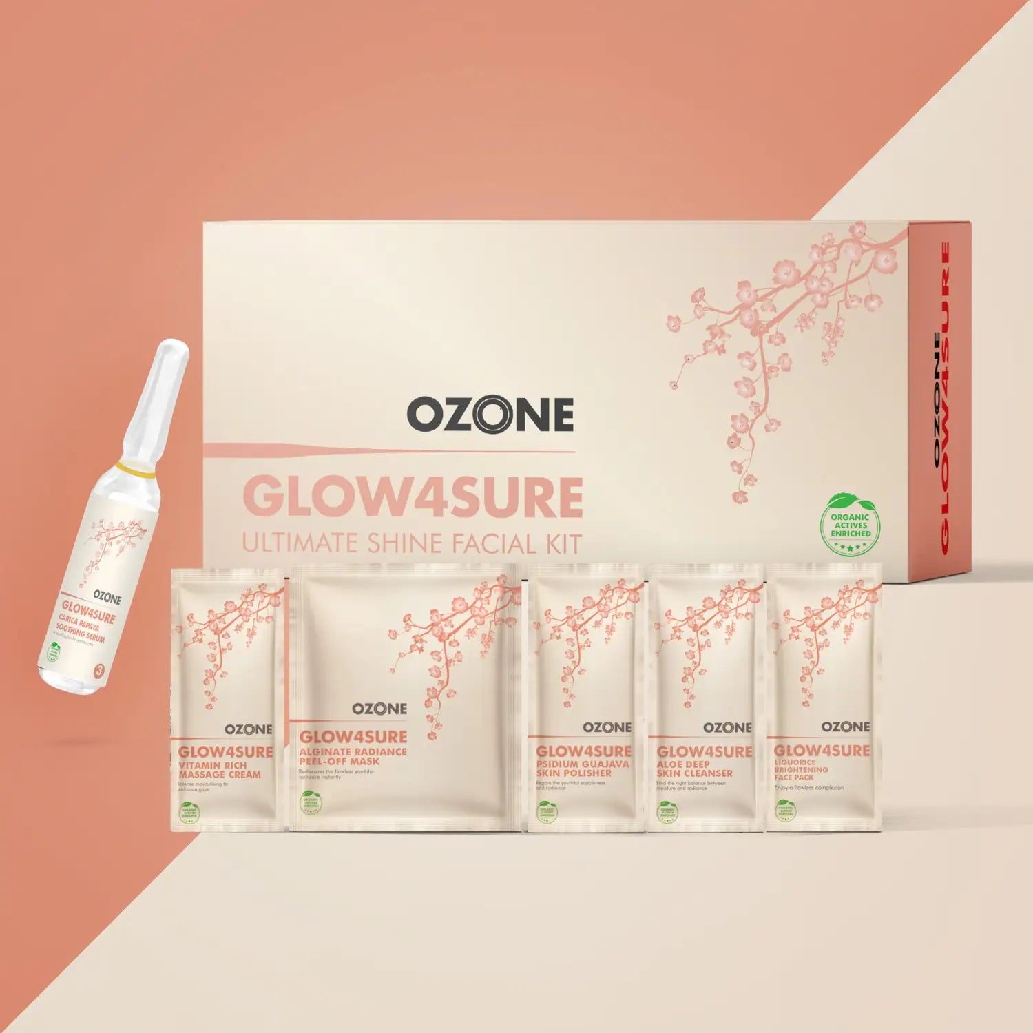 Ozone Glow4Sure Ultimate Shine For Facial Kit