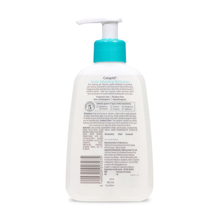 Cetaphil Gentle Exfoliating SA Cleanser 236ml back of pack