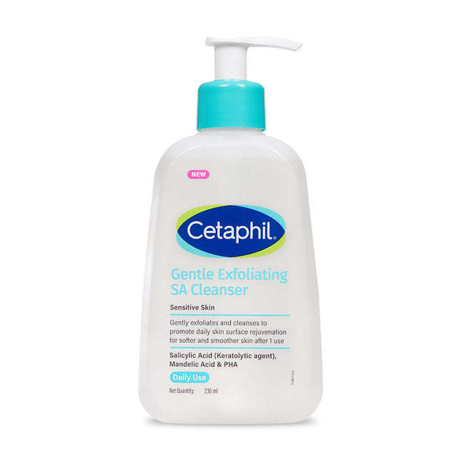 Cetaphil Gentle Exfoliating SA Cleanser 236ml front of pack