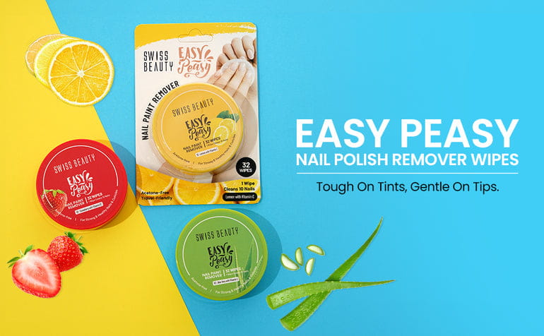 Swiss Beauty 30 Count Easy-Peasy Nail Polish Remover Wipes