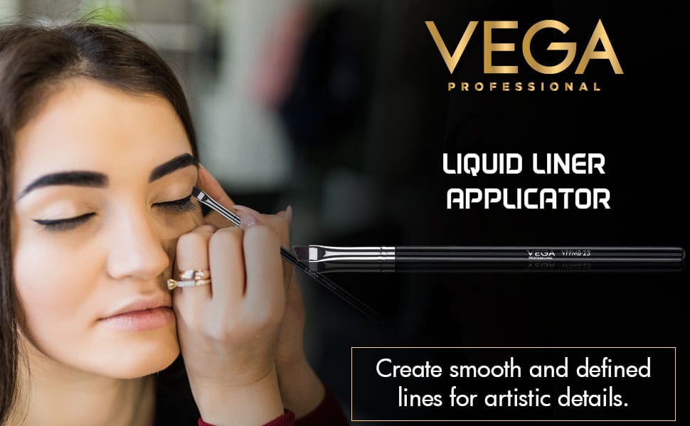 Vega Professional Liquid Liner Applicator - Precise Brush