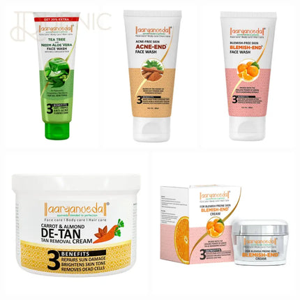 AARYANVEDA Acne-End COMBO - face wash