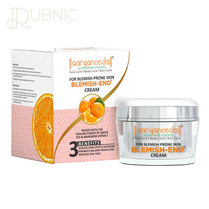 AARYANVEDA Acne-End Face Wash & Blemish-End Cream & Carrot &