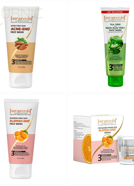 Acne-End Face Wash & Blemish-End Face Wash & Tea Tree