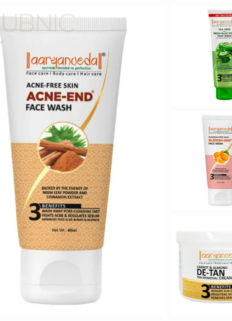 Acne-End Face Wash & Tea Tree With Neem Aloevera Facewash &