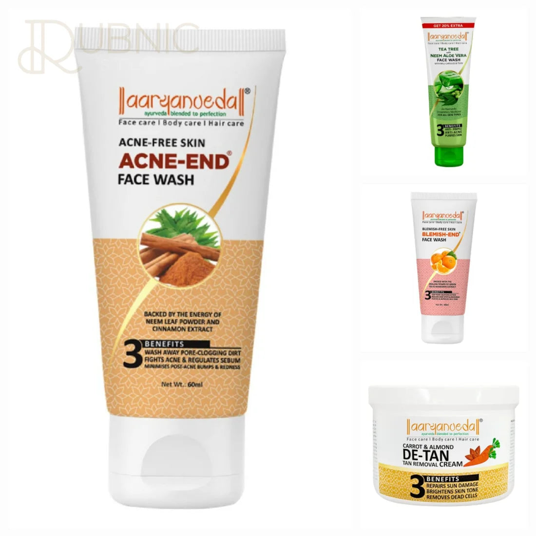 Acne-End Face Wash & Tea Tree With Neem Aloevera Facewash &