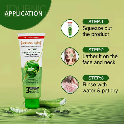 Acne-End Face Wash & Tea Tree With Neem Aloevera Facewash &
