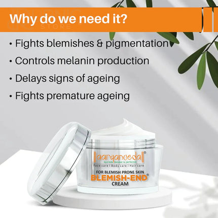 AARYANVEDA Blemish-End Cream For Blemish Prone Skin