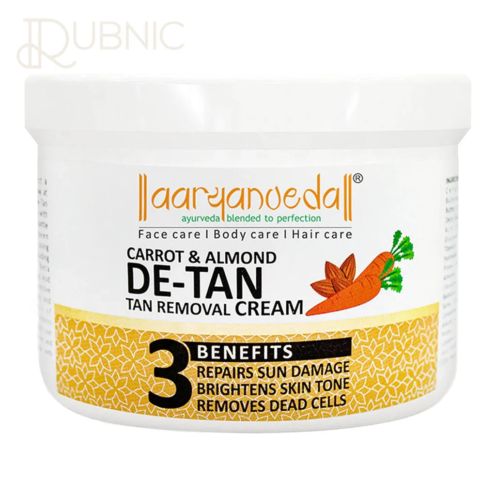 AARYANVEDA Carrot & Almond De-Tan - Tan Removal Massage