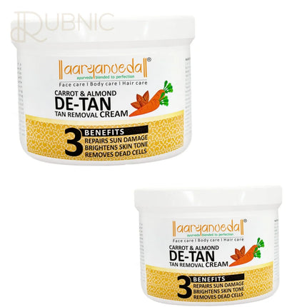AARYANVEDA Carrot & Almond De-Tan - Tan Removal Massage
