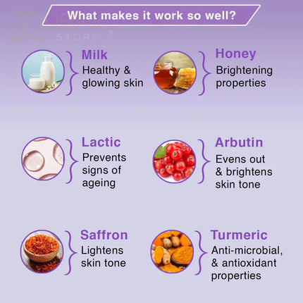 AARYANVEDA D TAN BLEACH FACEWASH COMBO - bleach