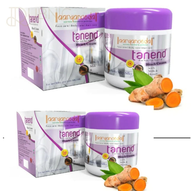 AARYANVEDA Tanend De-Tan Bleach Cream pack of 2 - bleach