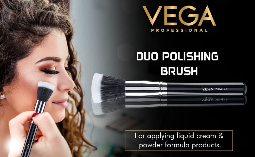 Vega Professional Duo Polishing Brush VPPMB-41 - 2-in-1