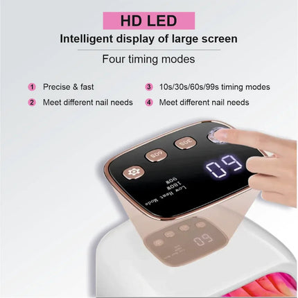 Adored UV|LED Nail Lamp 180W - Image 5