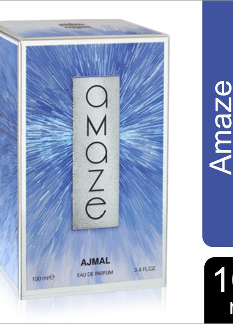 a blue box with a white and black label on it