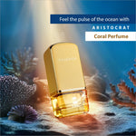 a gold cell phone sitting on top of a coral