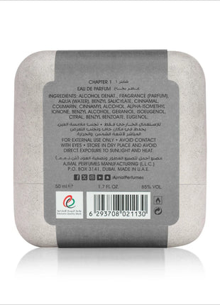 Ajmal Chapter 1 perfume 50 ML for Unisex - PARFUME