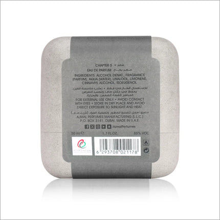 Ajmal Chapter 5 perfume 50 ML for Unisex - PARFUME