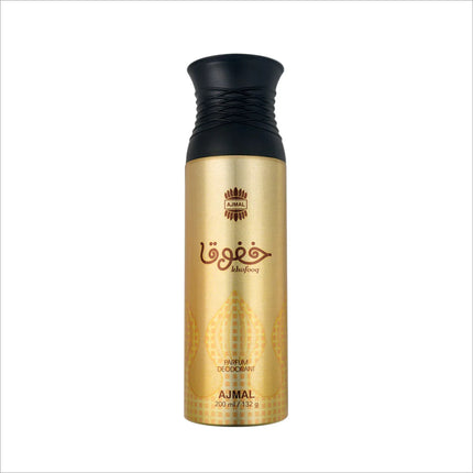 Khofooq Deodorants 200 ML for Unisex - a long lasting deodorant showcasing floral notes of Ylang and Lily of the Valley.