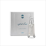 Close-up view of Musk Khas Non-Alcoholic Attar 3 ML for Unisex, emphasizing the aromatic qualities of musk fragrance oil.