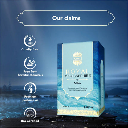 a box of royal mask sapphire