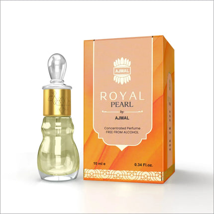 a bottle of royal perfume next to a box