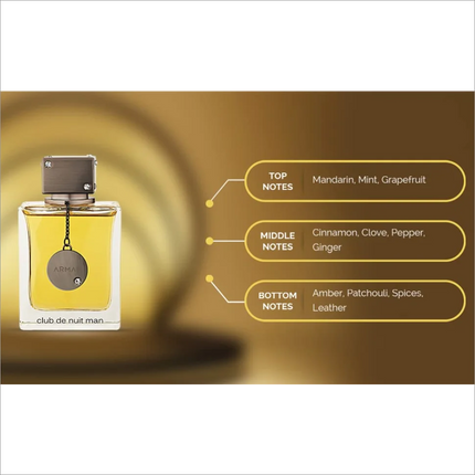 Armaf Club De Nuit Eau De Toilette For Men 105ML - PERFUME