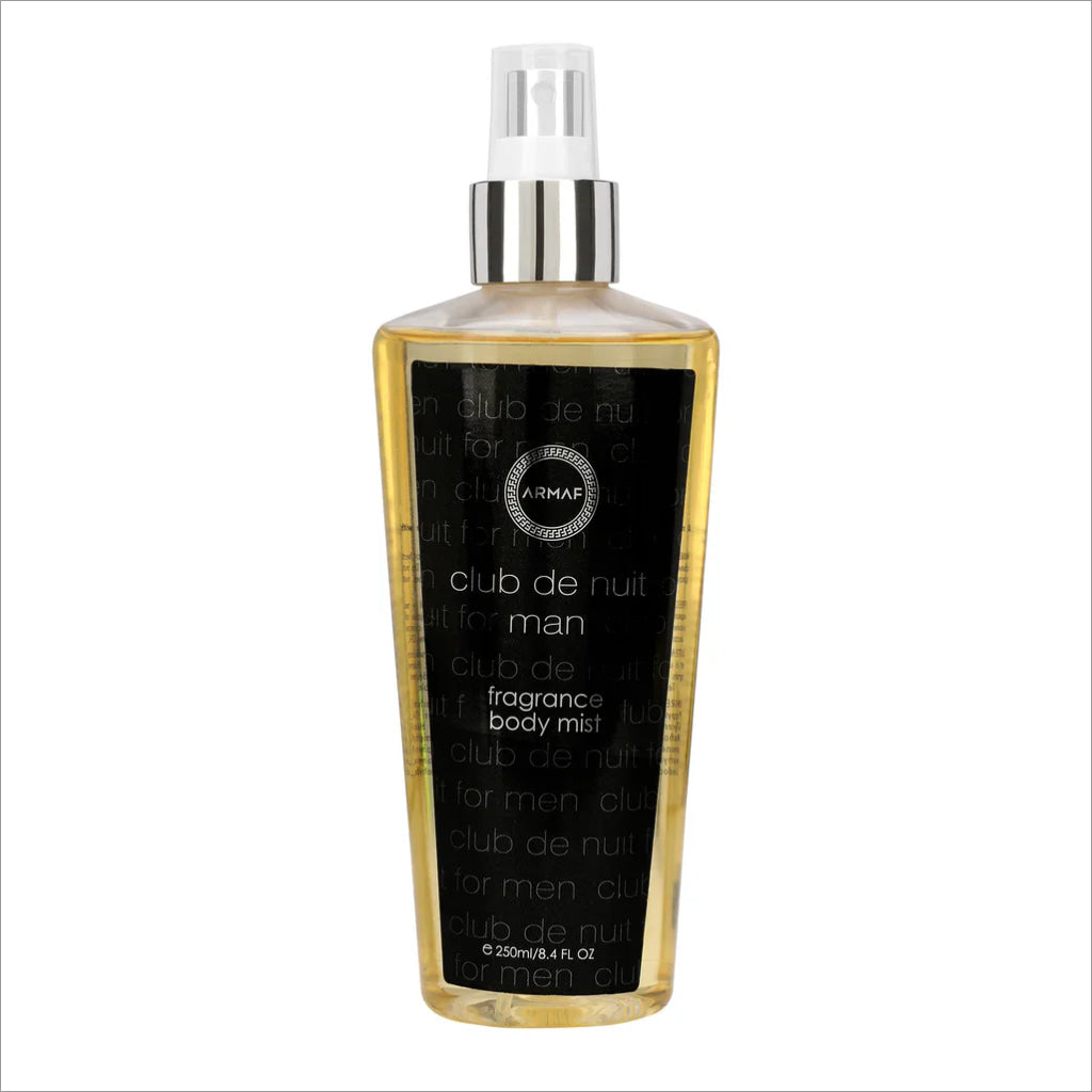 Armaf Club De Nuit Men Mist 250ML - best men's fragrance 2023 showcasing the sophisticated woody-spicy notes intertwined with fruity Grapefruit and Mandarin accents.