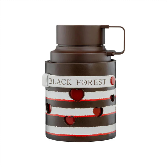 Armaf Odyssey Black Forest Eau De Parfum 100ml - Unisex dessert perfume featuring rich chocolate and cherry notes.