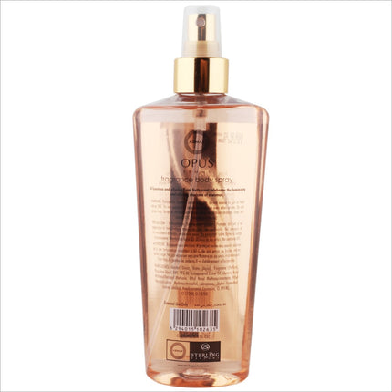 ARMAF Opus Femme for Women Fragrance Body Spray 250 ml, showcasing the product's refreshing scent and modern design, ideal for women.