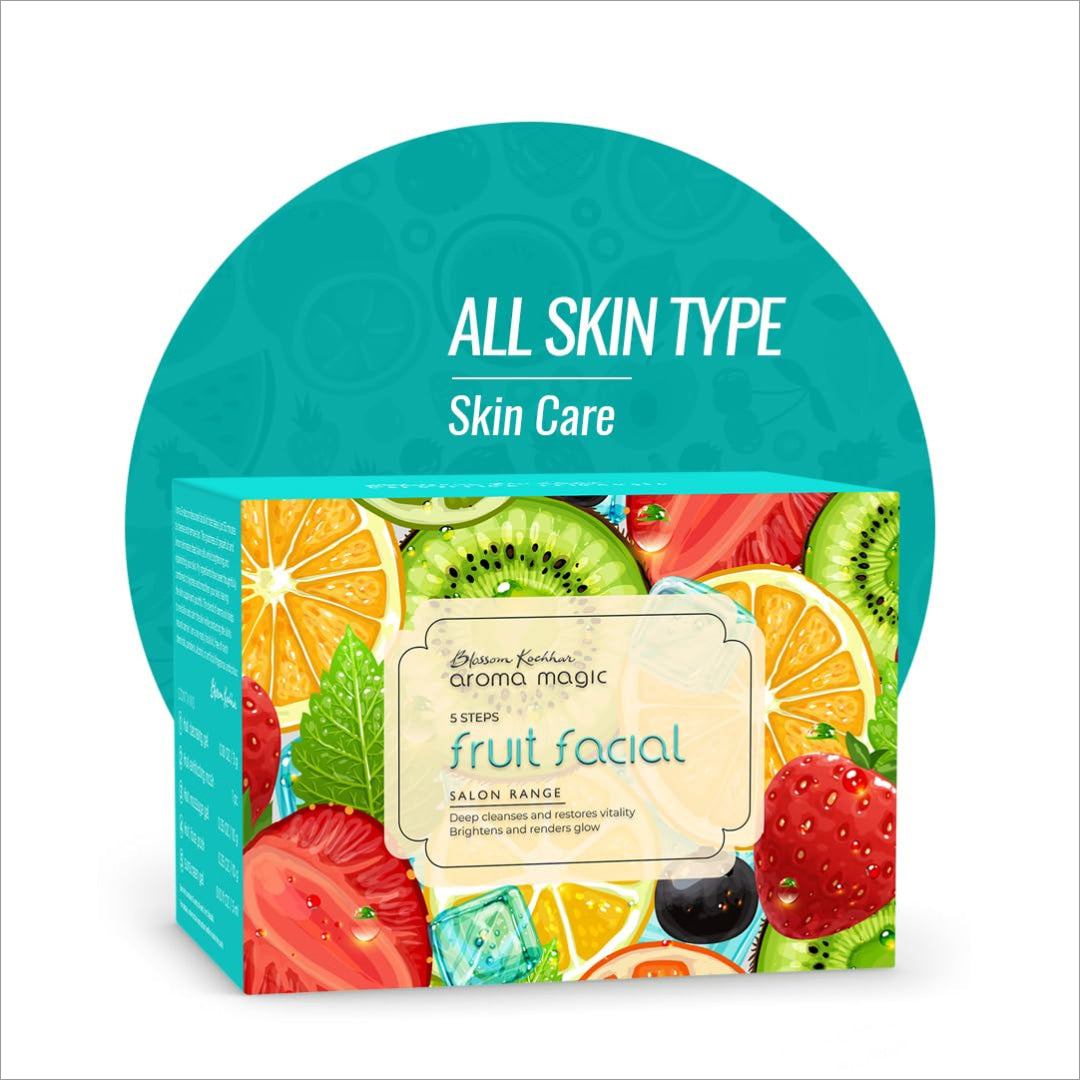 Aroma Magic 5 Step Fruit Facial Kit Set| Deep cleanse &
