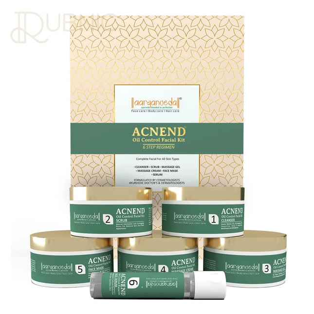 Aryanveda Anti Acne Oil Control Facial Kit for Glowing Skin