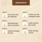 Aryanveda APS Gold Facial Kit for Deep Moisturization &