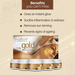 Aryanveda APS Gold Facial Kit for Deep Moisturization &