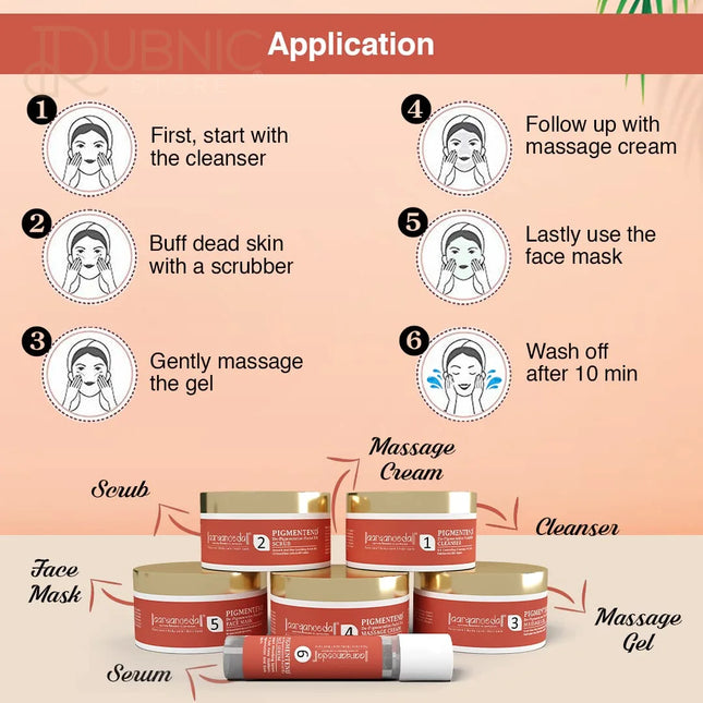 Aryanveda De-Pigmentation Facial Kit for Glowing Skin -