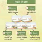 Aryanveda Fruit Facial Kit for Glowing Skin | Detan