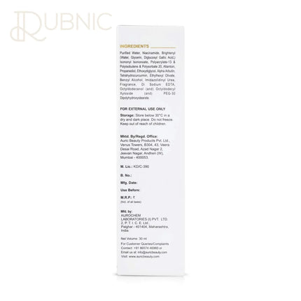 Aureana Luminos Brightening Serum - FACE SERUM