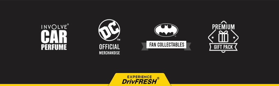 DC Comics Car Air Freshener - Fruity Scented Tin Can Fiber