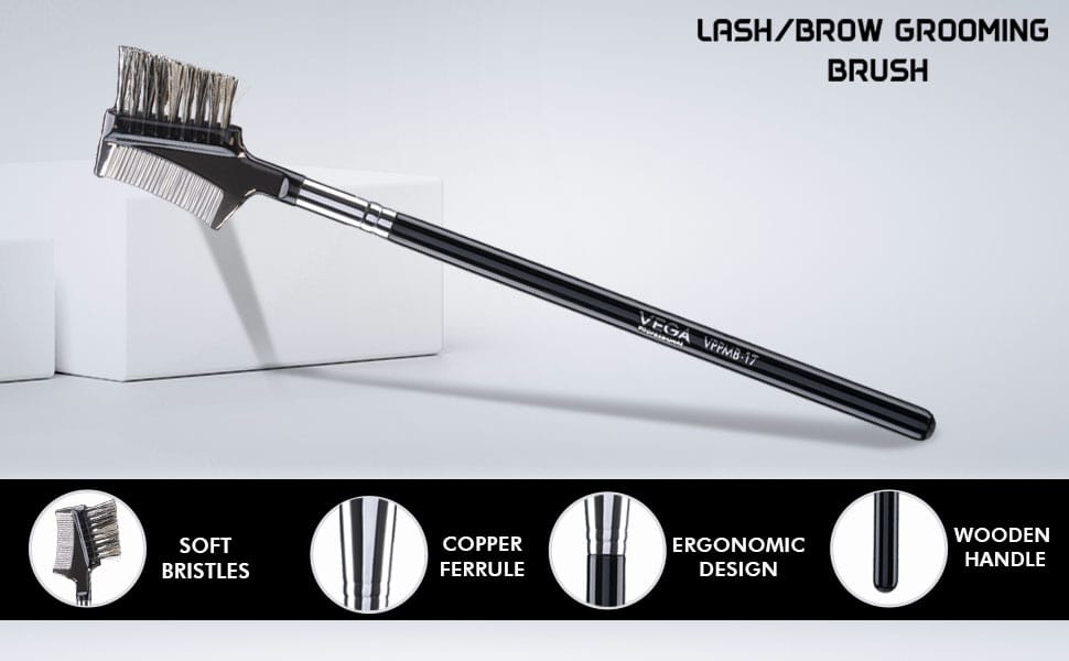 Vega Professional Lash & Brow Grooming Brush - Pack of 2