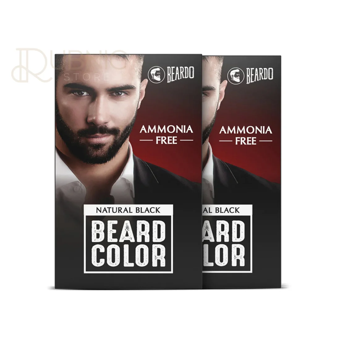 Beardo Beard Color For Men - Natural Black pack of 2 - BEARD