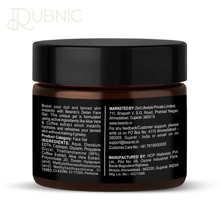 Beardo De-Tan Face Gel For Men pack of 3 - FACE MOISTURIZER