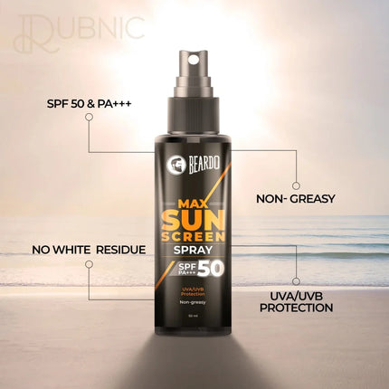 Beardo Max Sunscreen Spray SPF-50 - SUNSCREEN