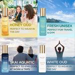 Bella Vita Luxury Unisex Eau De Parfum Gift Set 4 x 20ml for