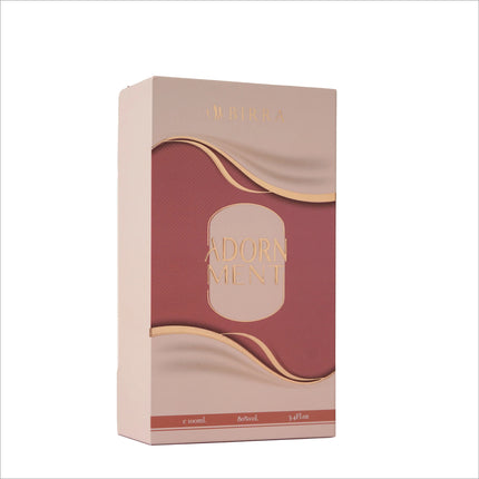 Display of Birra Adornment 100 ML on a stylish surface, illustrating its role as a long lasting fragrance and a best seller.