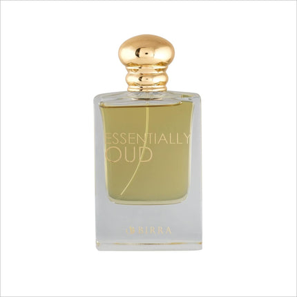 a bottle of perfume on a white background