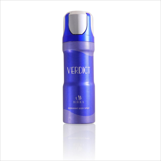 Birra Verdict Unisex Deodorant Body Spray - Premium 200ml with bold citrus, spicy woods, and floral notes - perfect unisex deodorant spray for all-day freshness.