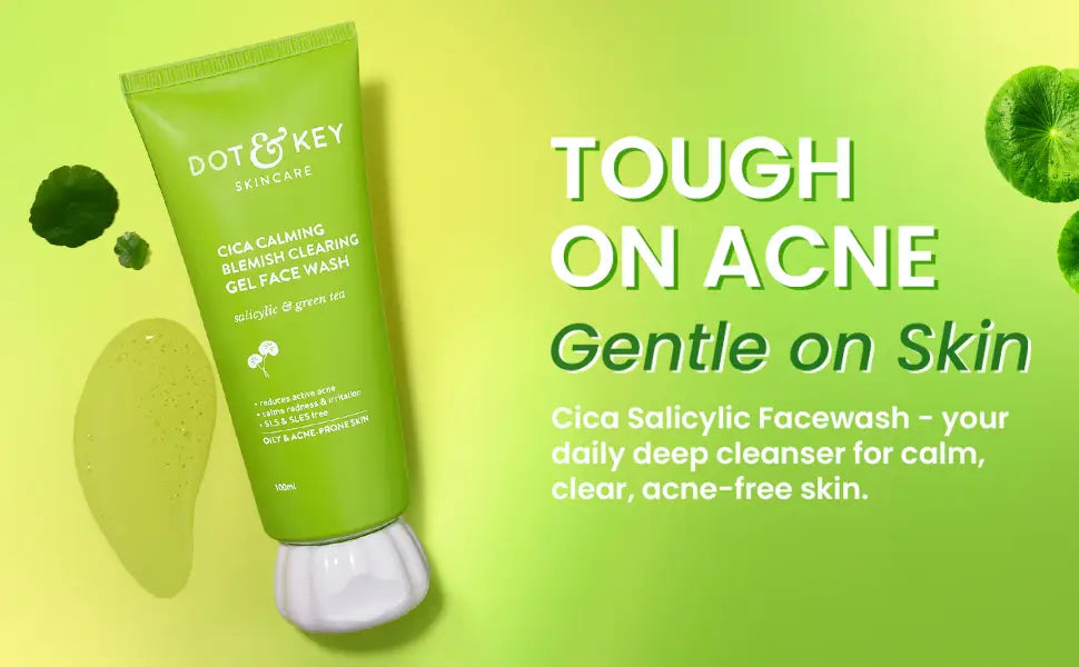 Dot & Key Acne Face Wash for Oily & Sensitive Skin | 2%