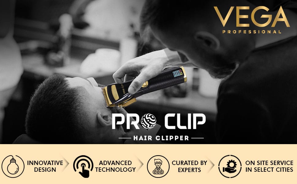 VEGA Professional Pro Clip Hair Clipper VPPHC-06 Black