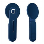 Navy blue magnetic phone holder with sleek minimalist design and circular base for car magnetic phone easy install use