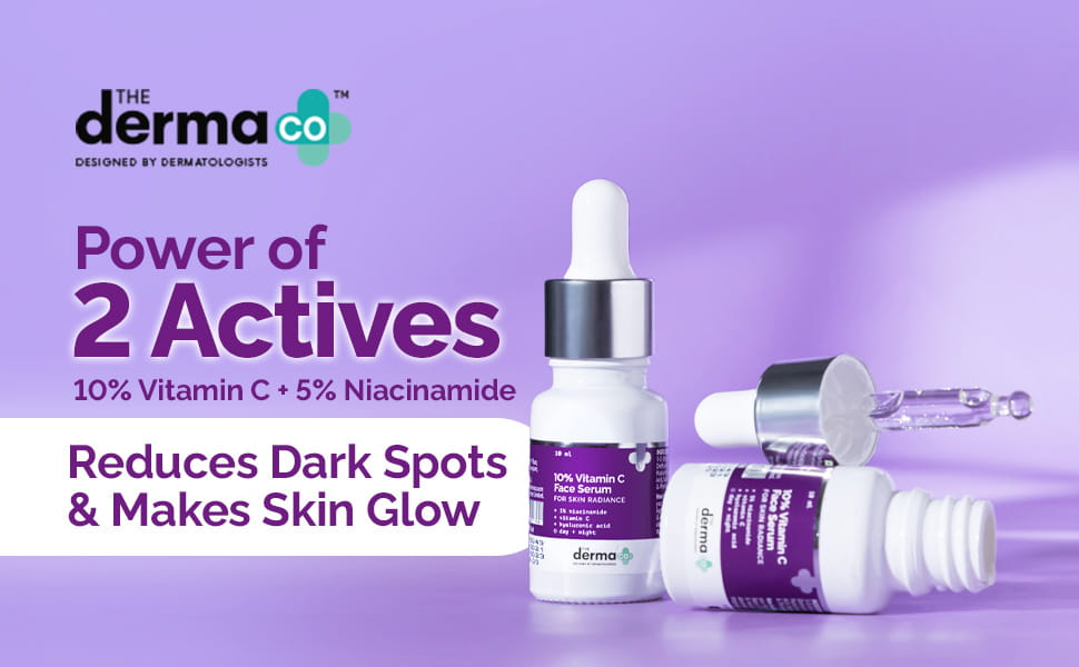 The Derma Co 10% Vitamin C Face Serum with Vitamin C 5%